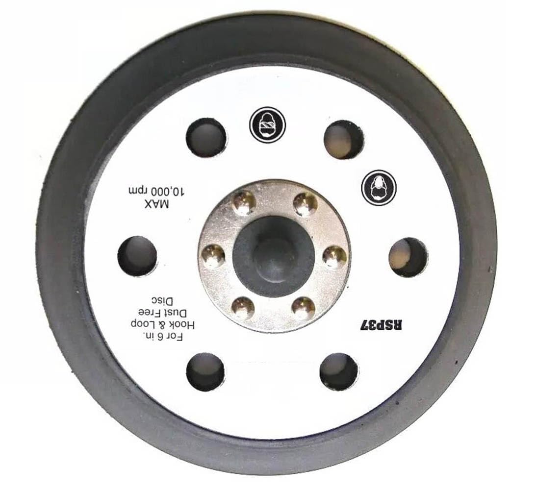 YOKAMU Replacement Backing Pad 6" Hook Loop for Porter Cable Polisher 7424 7424XP 18001