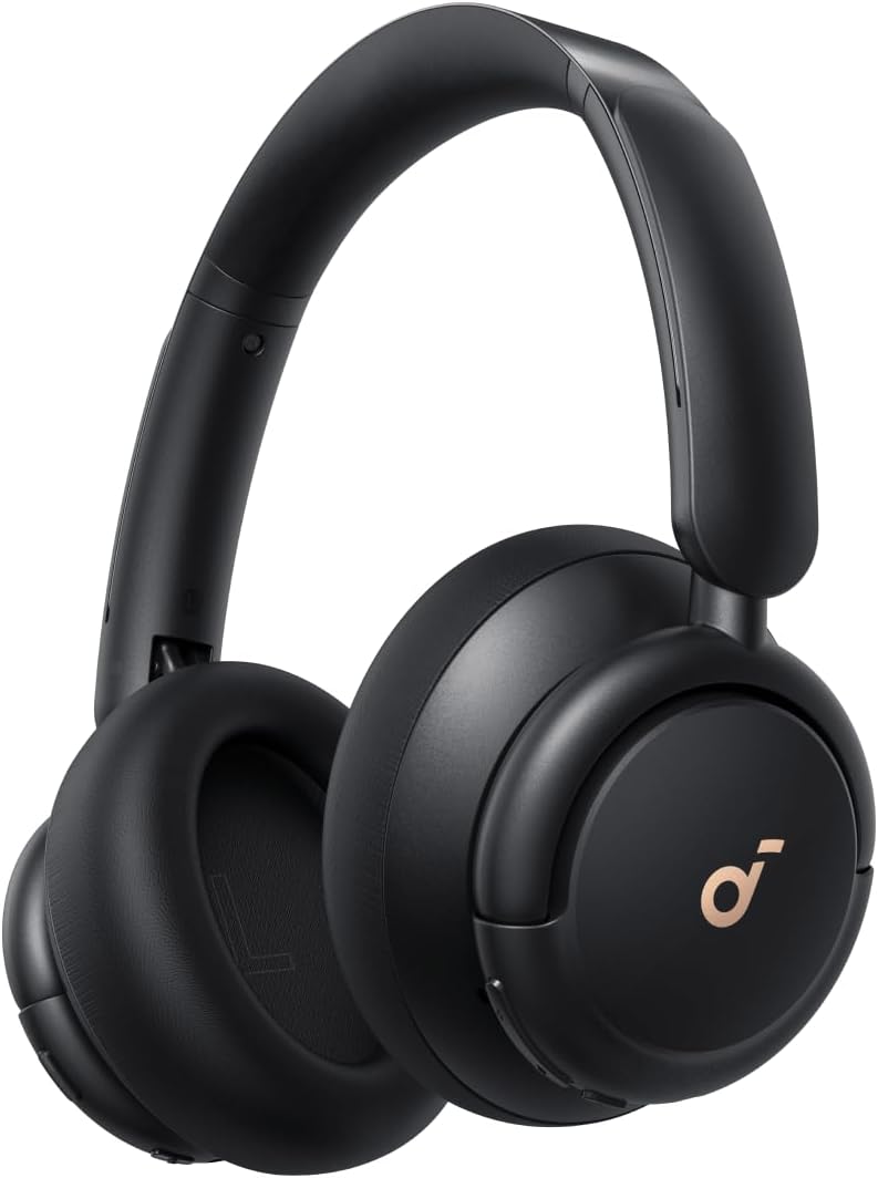 by Anker Q30 Hybrid Active Noise Cancelling Headphones, Black | Over-Ear, Bluetooth, Multiple Modes, Hi-Res, Custom