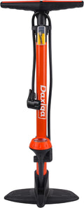 Bike Floor Pump with Gauge, 160 PSI High Pressure, Presta & Schrader Compatible Bicycle Pump for Road Bike, MTB &