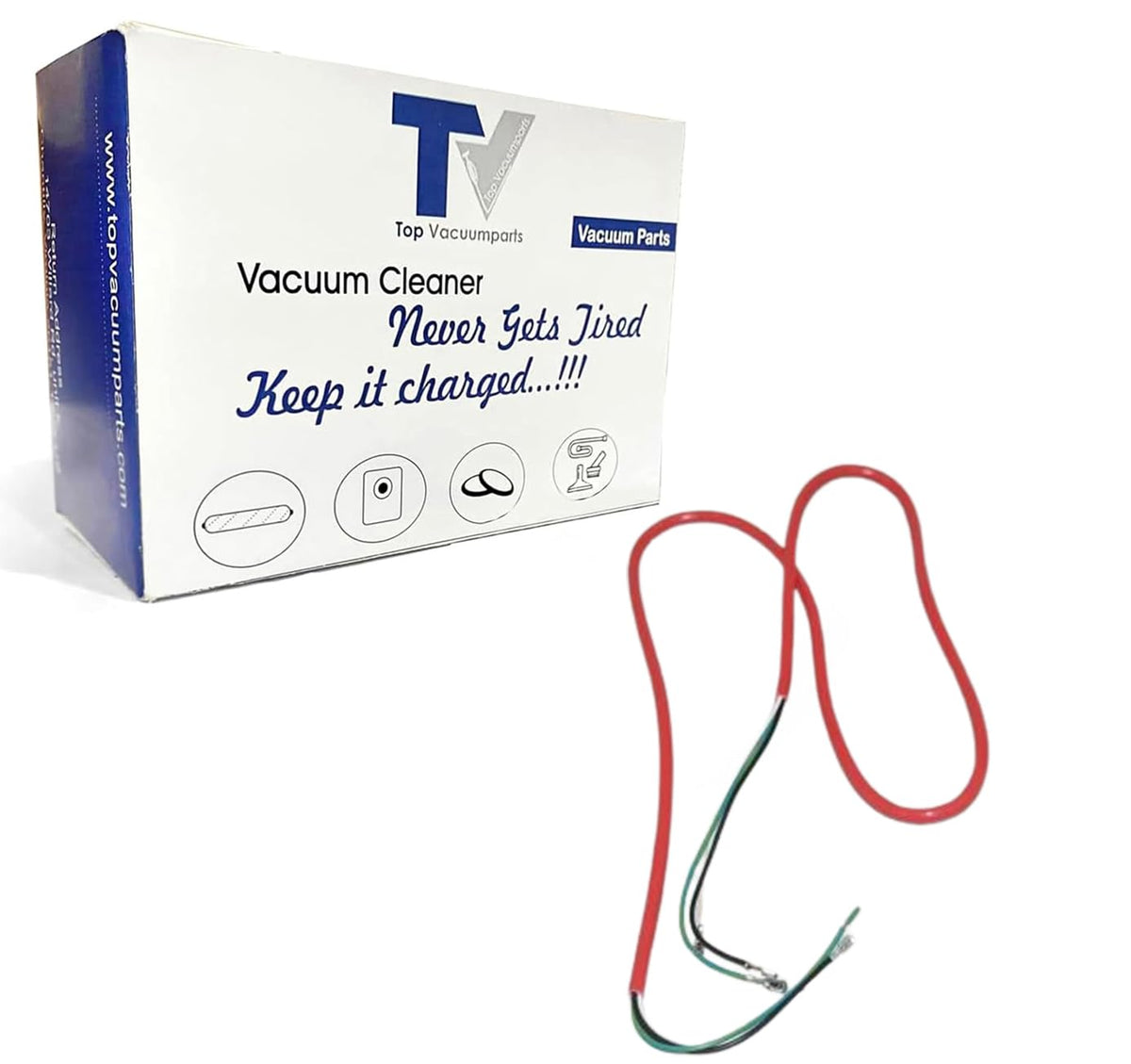 Replacement Receptacle Harness 3 Wire for Oreck U2000RB-2L Upright Vacuum