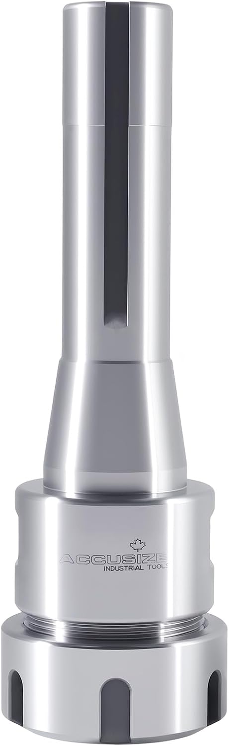 Accusize Industrial Tools R8 Shank Er32 Collet Chuck, Max RPM: 8000 RPM, 7/16''-20 Drawbar End, Max TIR 0.0002'' O.D to I.D. 0223-0232