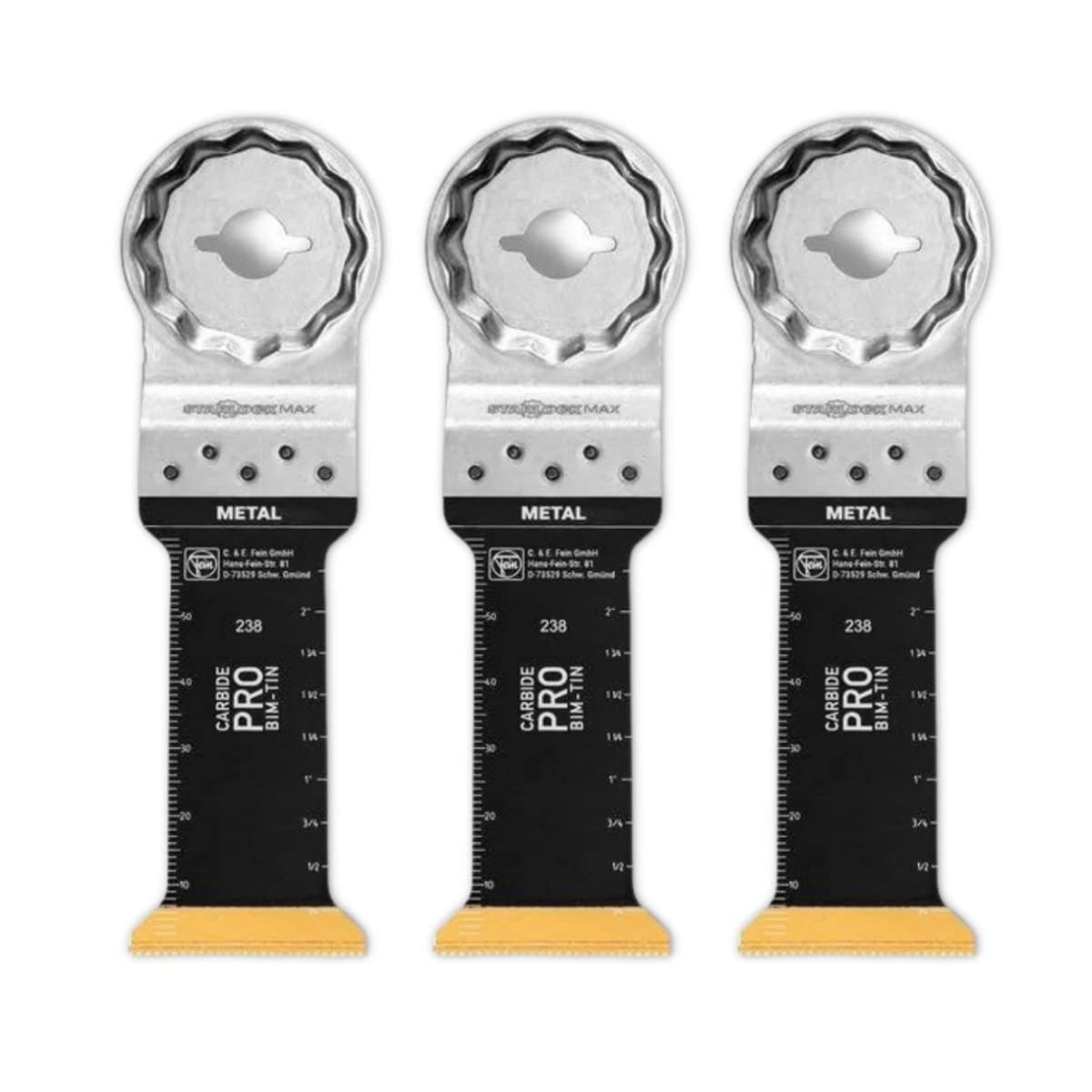 Fein Starlock Max E-Cut Carbide Pro Saw Blade, 1-1/4" Width, 3" Length