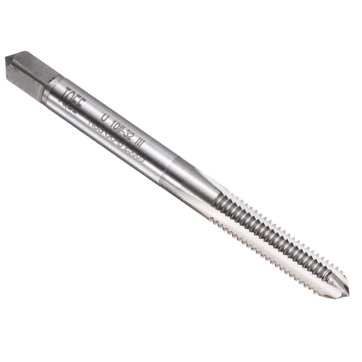 uxcell Hand Bottom Tap #10-32 UNF 2B Thread Bottoming Style Threading Taps