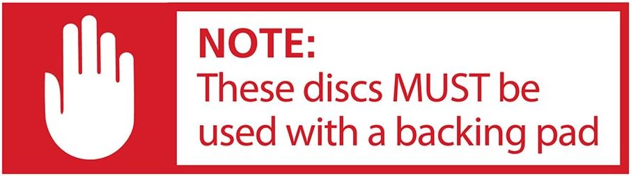 Mercer Industries 304024-7" x 7/8" Aluminum Oxide Resin Fiber Discs, 24 Grit (25 pack)