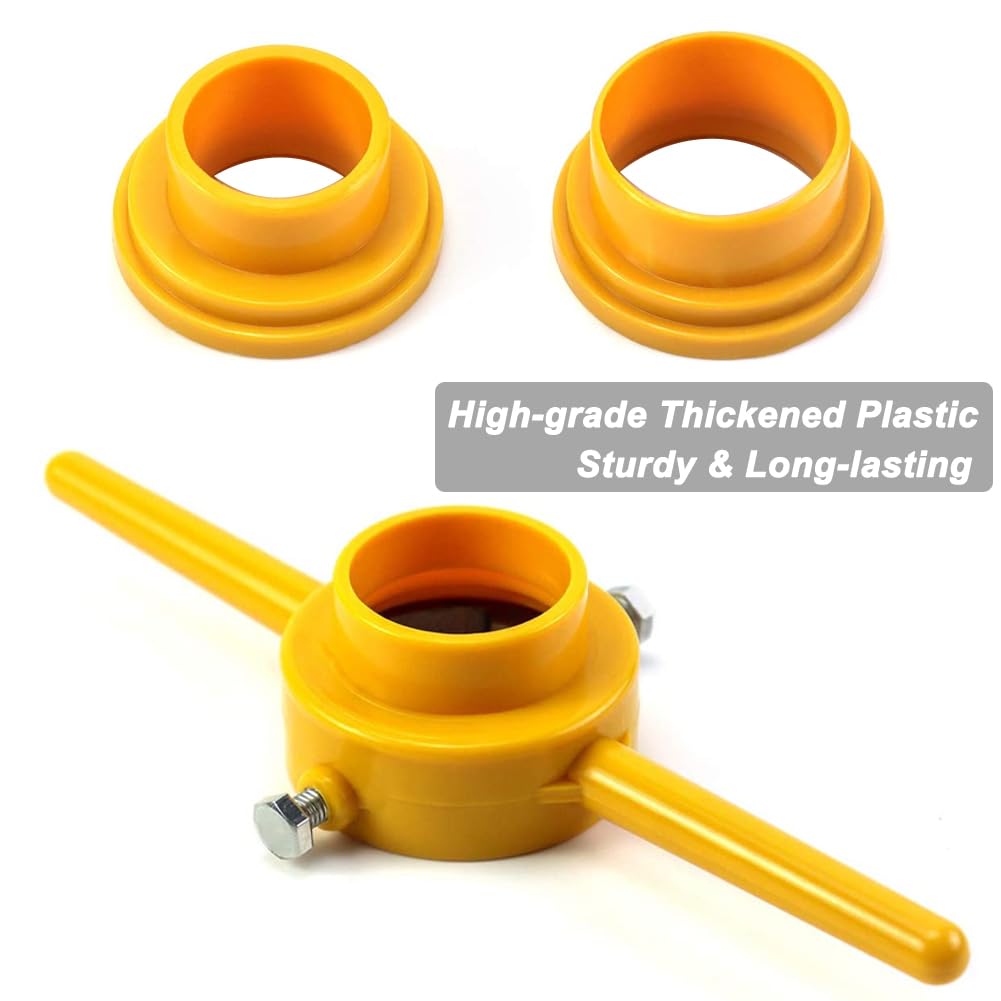 Saipe 6Pcs PVC Thread Maker Tool Pipe Threader Plumbing Tool Kit
