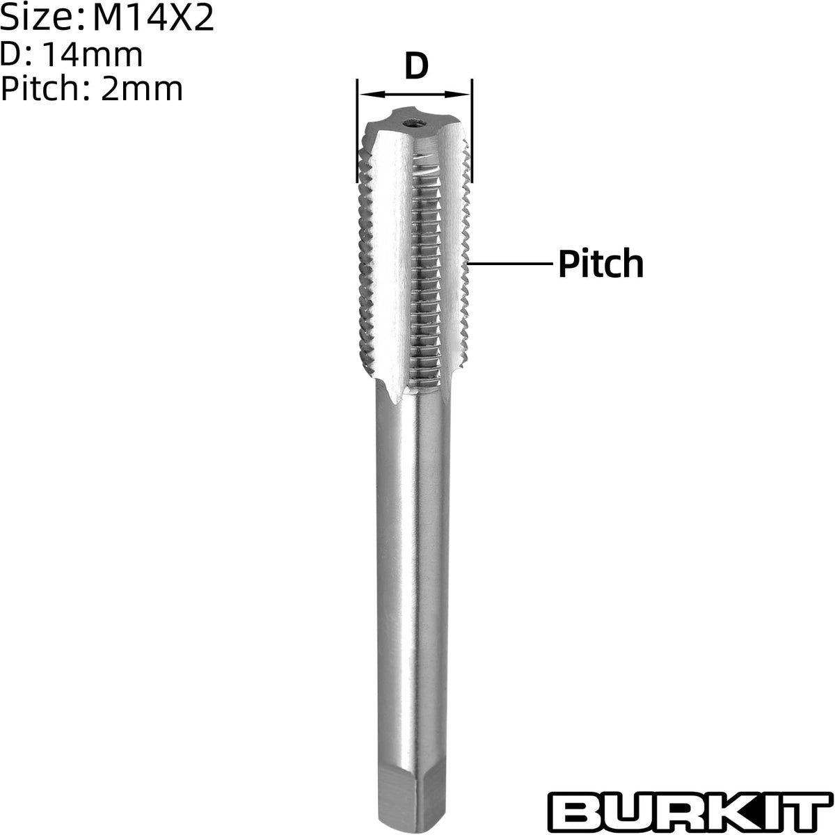Burkit M14 X 2 Thread Tap Right Hand