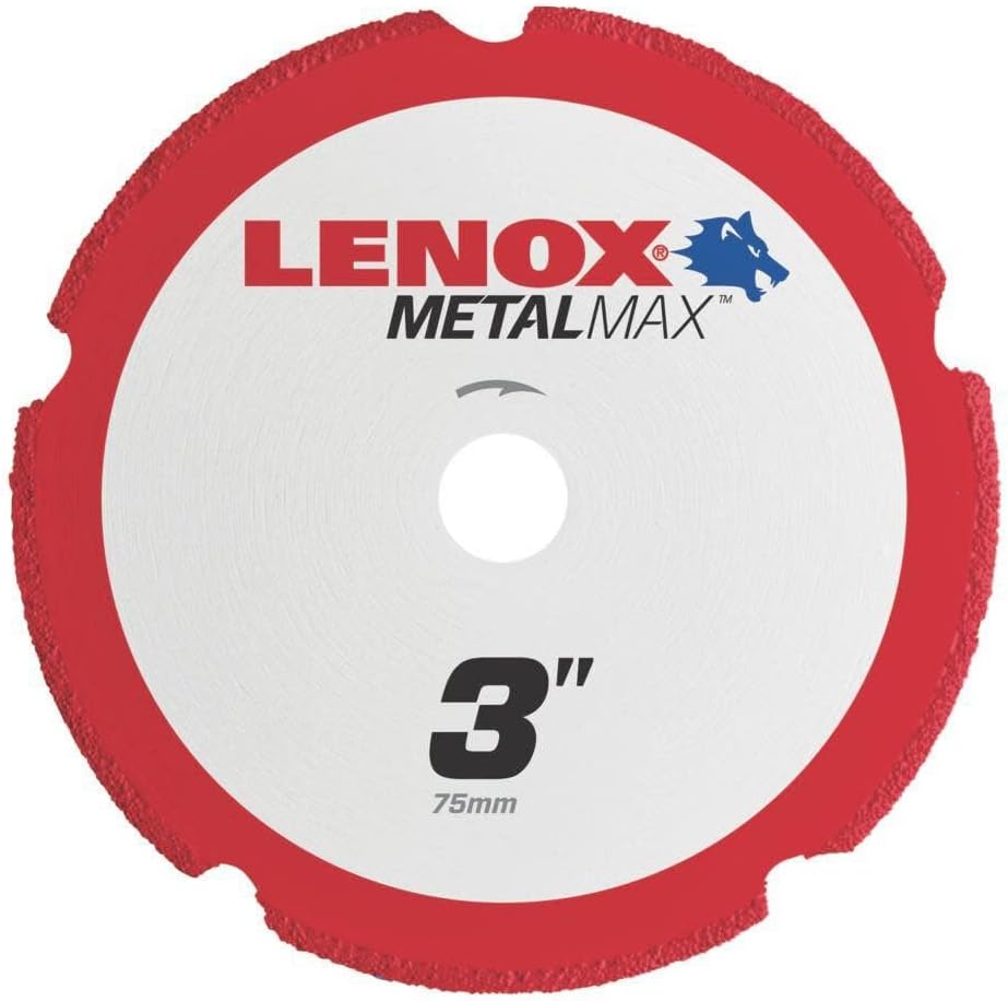 Lenox Tools 1972918 METALMAX Diamond Edge Cutoff Wheel, 3" x 3/8"