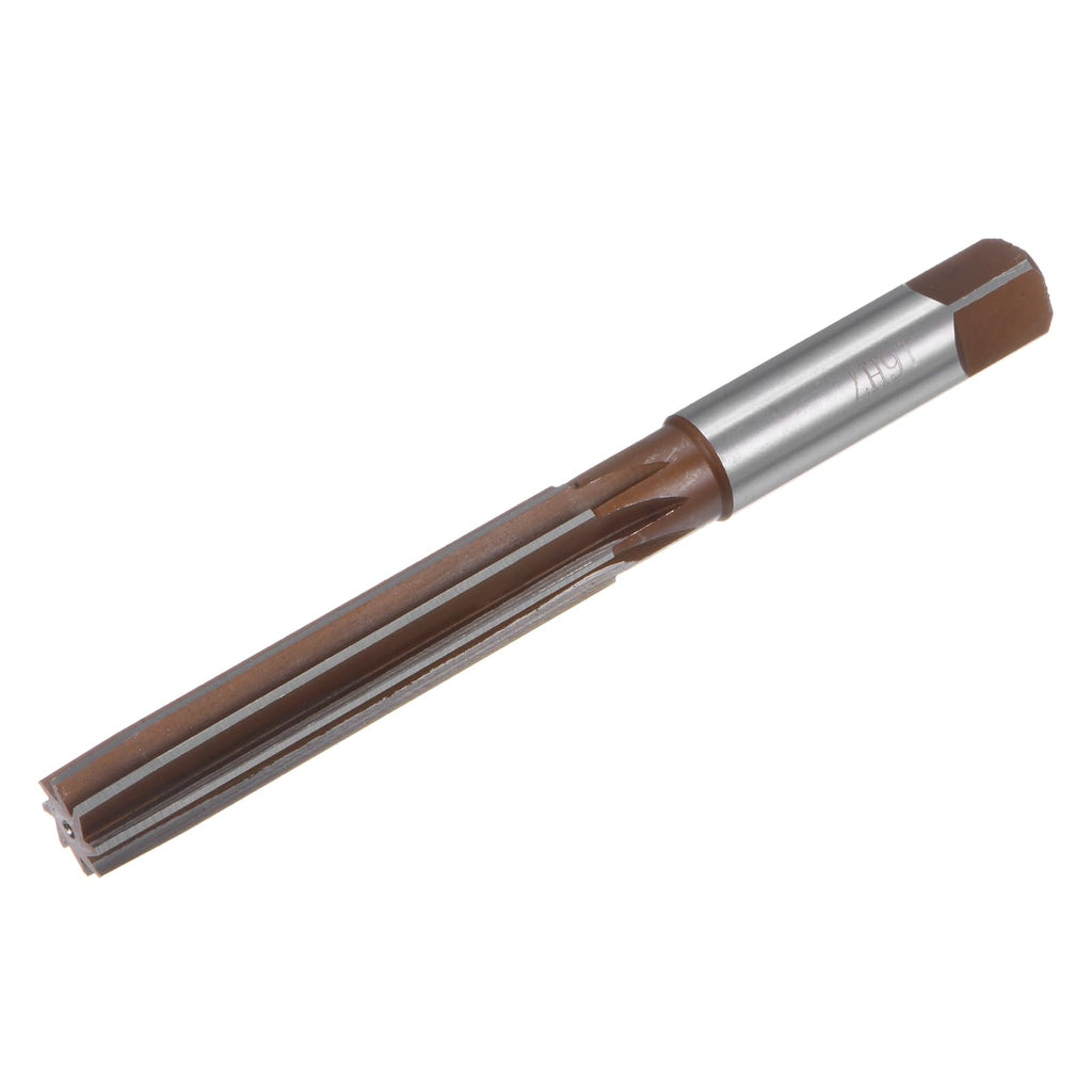 uxcell Hand Reamer 16mm H7 Metric Reamer Drill Bit for Metal Wood Hole Reaming, Straight Flutes 9SiCr Alloy Steel Cutting Tool