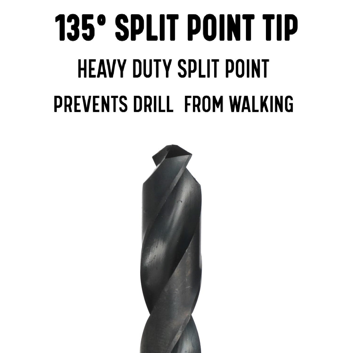 Drill America 29/32" High Speed Steel Heavy Duty Split Point Stub Drill Bit, DWDST Series