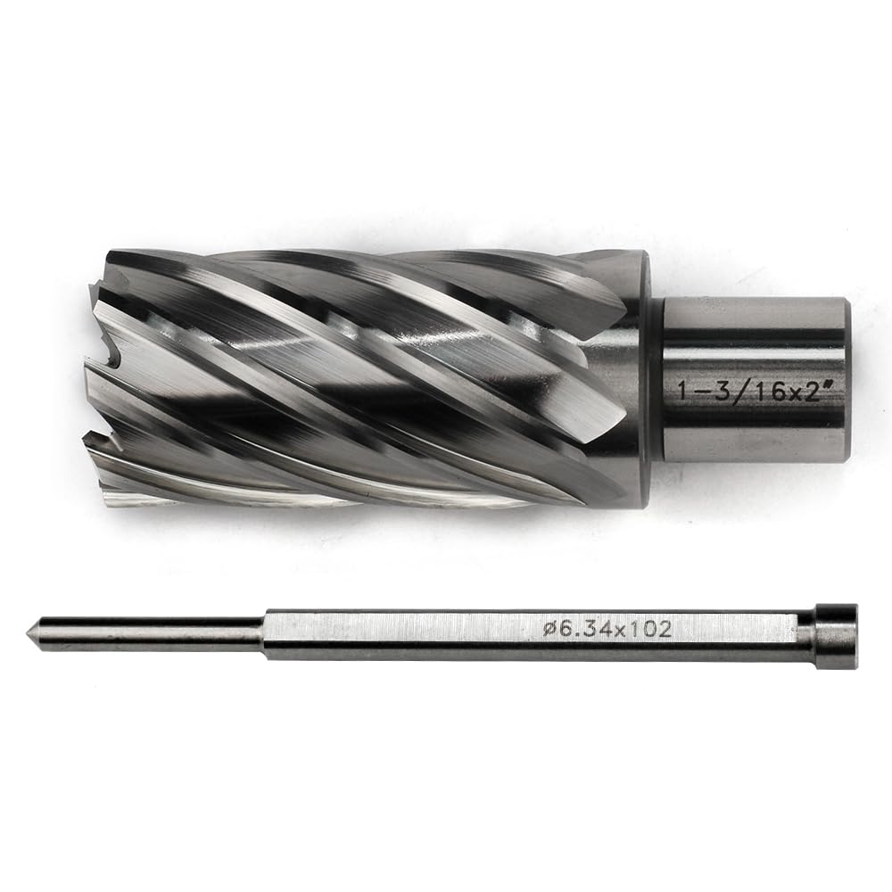 OSCARBIDE 1-3/16" x 2" HSS Annular Cutter 3/4" Weldon Shank Mag Drill Bit