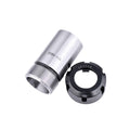 OUZINE Motor Shaft Spindle Extension Rod ER11 ER16 ER20 ER25 ER32 Collet Chuck Chuck Straight shank,Tail B10 B16 B18 taper mechanical lathe milling machine (Size : B10-ER16)