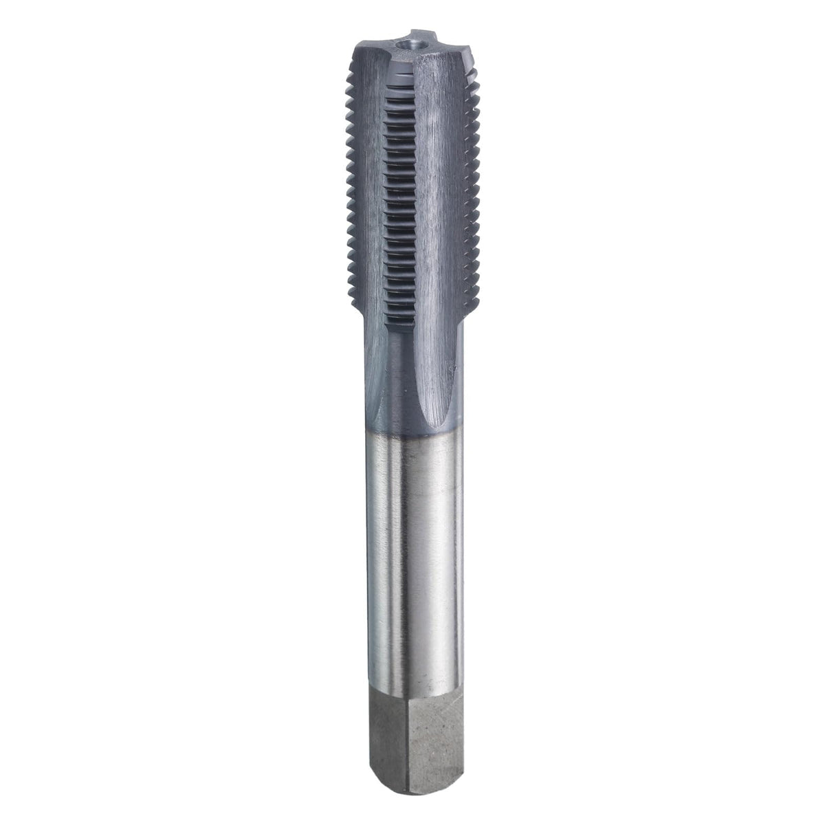 HARFINGTON 5/8"-16 UNS Thread Tap 6542 Cobalt High-Speed Steel TiCN Coated Plug Tap Right Hand Flat Head 4 Straight Flutes Screw Threading Hand Tap
