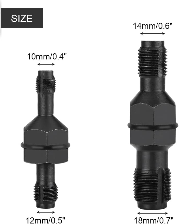 Spark Plug Thread Chaser M10/M12/M14/M18 Tap Rethread Kit