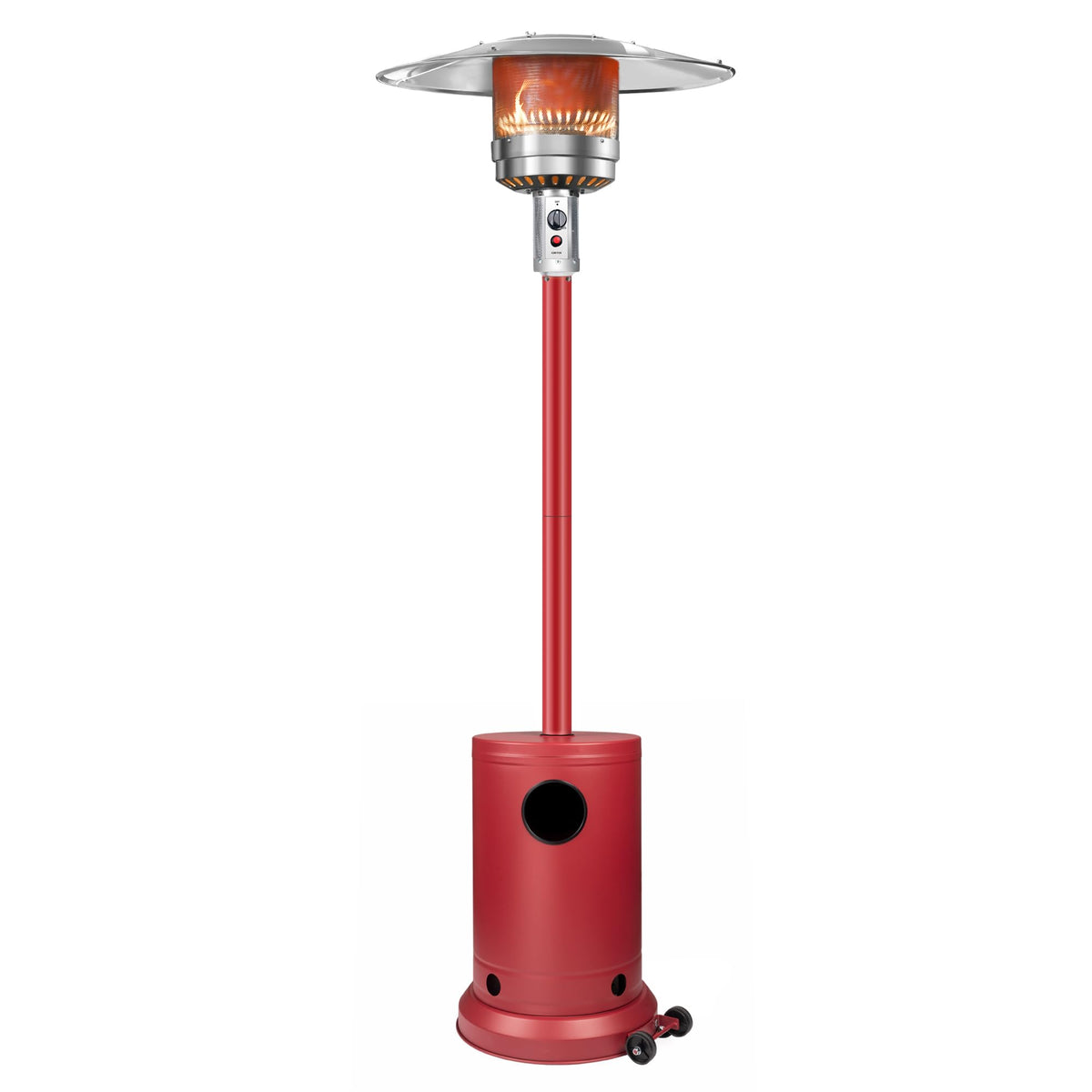 Ignovate Crimson 50,000 BTU Propane Patio Heater, Multiple Color Available, Outdoor Heater with Weighted Base