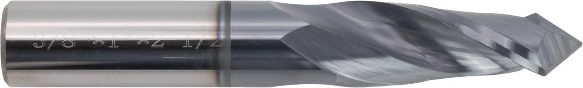 CME Carbide Drill Mills, 3/8" Mill Dia, 2 Fl, 1" LOC, 3 pcs