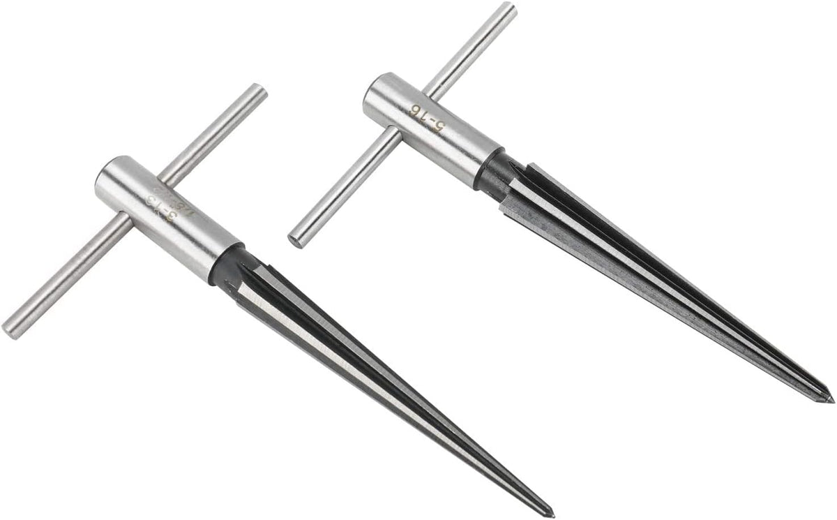 T-Handle Tapered Reamer Set 3–13mm (1/8″–1/2″) & 5–16mm (1/2″–5/8″)