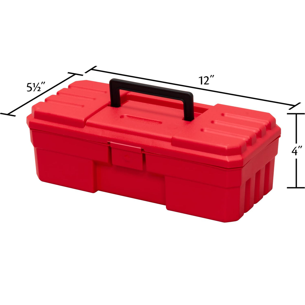 12-Inch ProBox Plastic Toolbox for Tools, Hobby or Craft Storage Toolbox, Model 09912, (12-Inch x 5.5-Inch x 4-Inch)