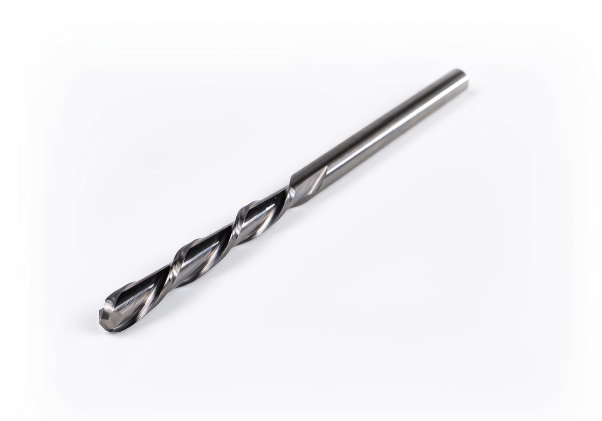 Valtric Forge 1/8" Down Cut Ball Nose CNC Router Bit, 1/8" Shank, 1" Cutting Length, 2.5" OVL, Solid Tungsten Carbide End Mill for 3D Carving Woodworking