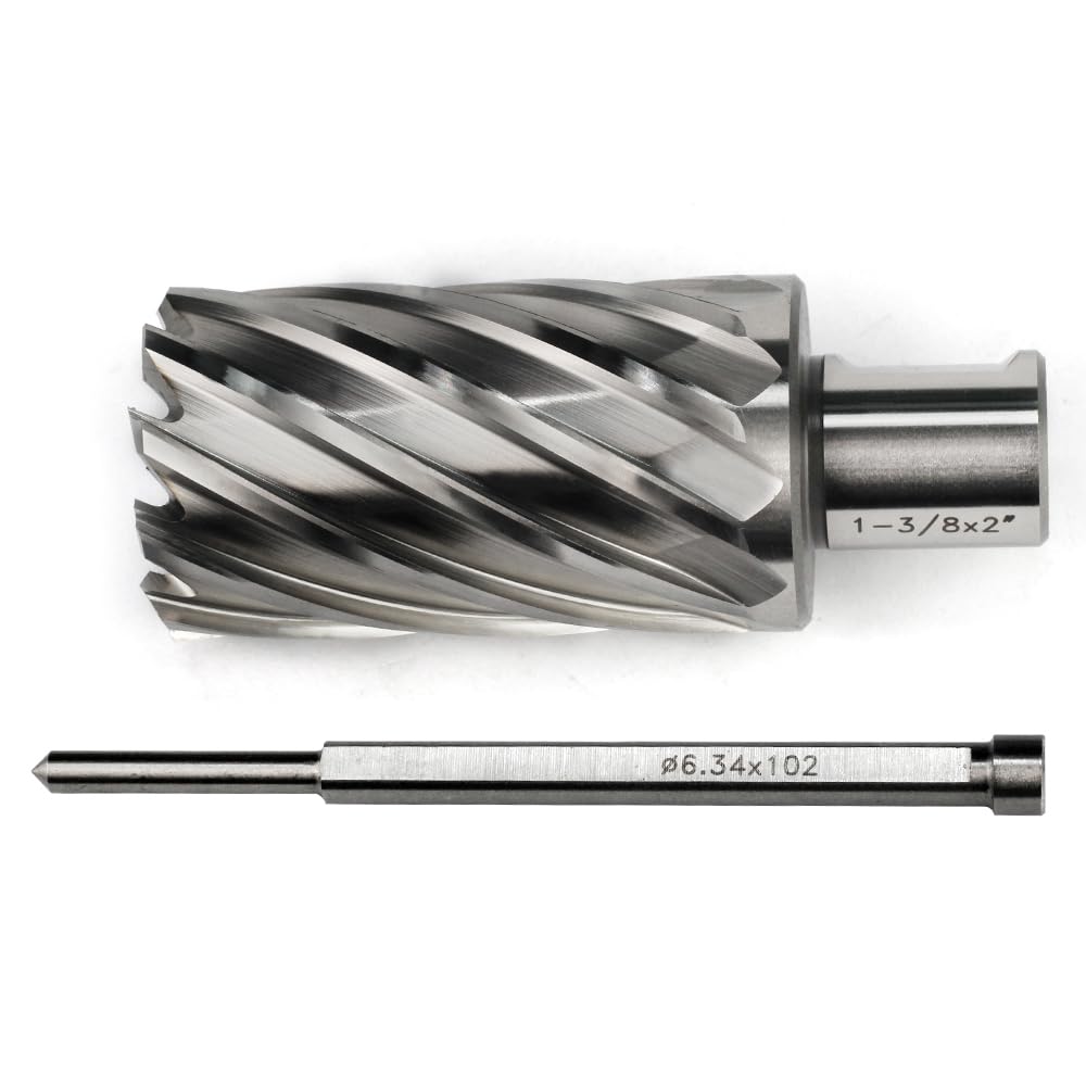 OSCARBIDE 1-3/8" x 2" HSS Annular Cutter 3/4" Weldon Shank Mag Drill Bit