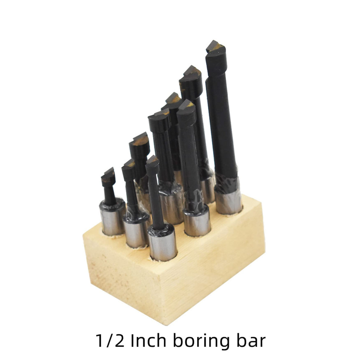 waltyotur Boring Bar Set 1/2 Inch Boring Bars for Boring 9-Pack