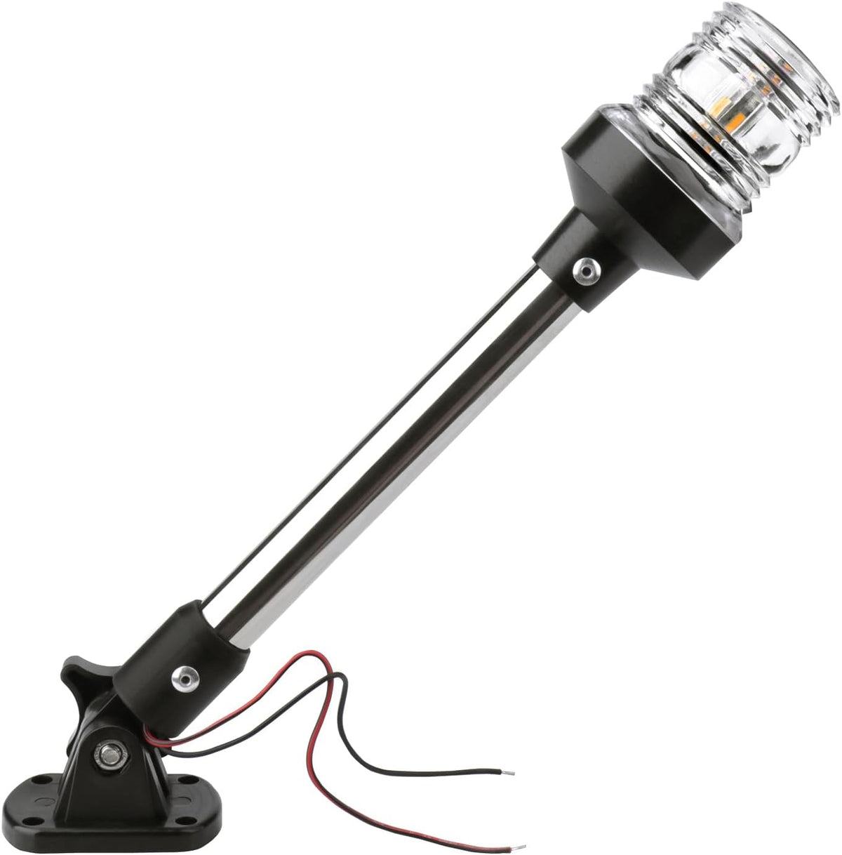 marinexplore Boat Stern Light 12'',White LED Anchor Light,Bimini Top Lights