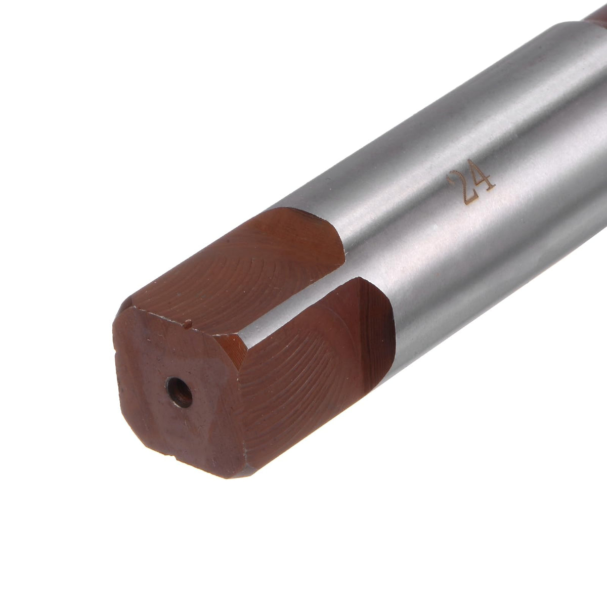 uxcell Hand Reamer 24mm Alloy Tool Steel H8 8 Straight Flutes Hand Milling Cutter Tool Metric Reaming Drill Bit for Metal