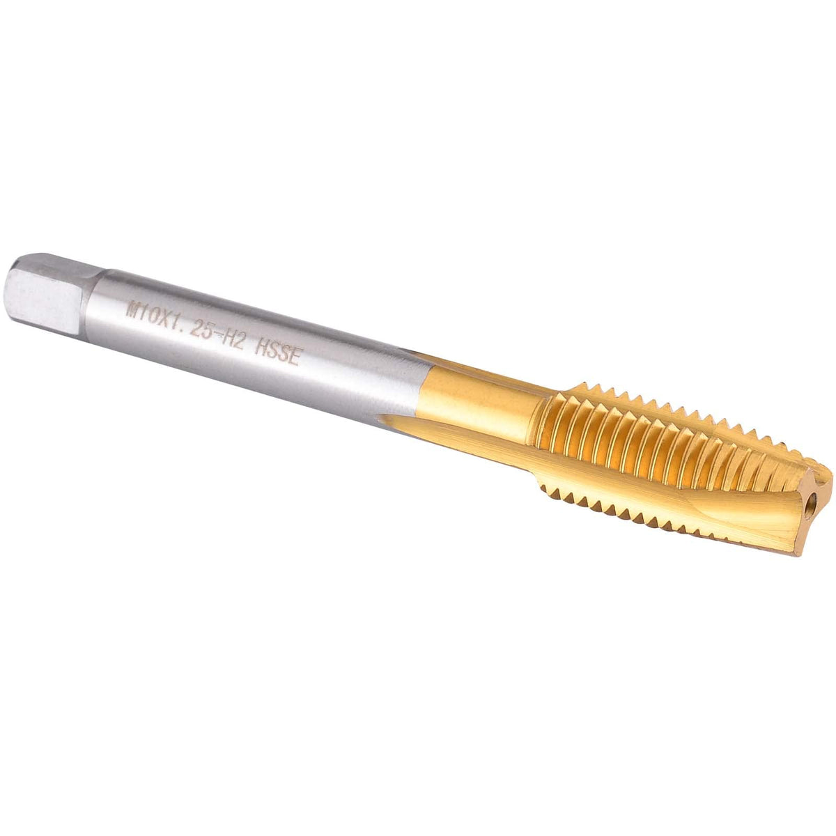 Burkit M10 X 1.25 Titanium Coated Spiral Point Tap