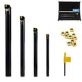 OSCARBIDE Indexable Boring Bar Set 1/2"x7",5/8"x8",3/4"x10",1"x12",4pcs