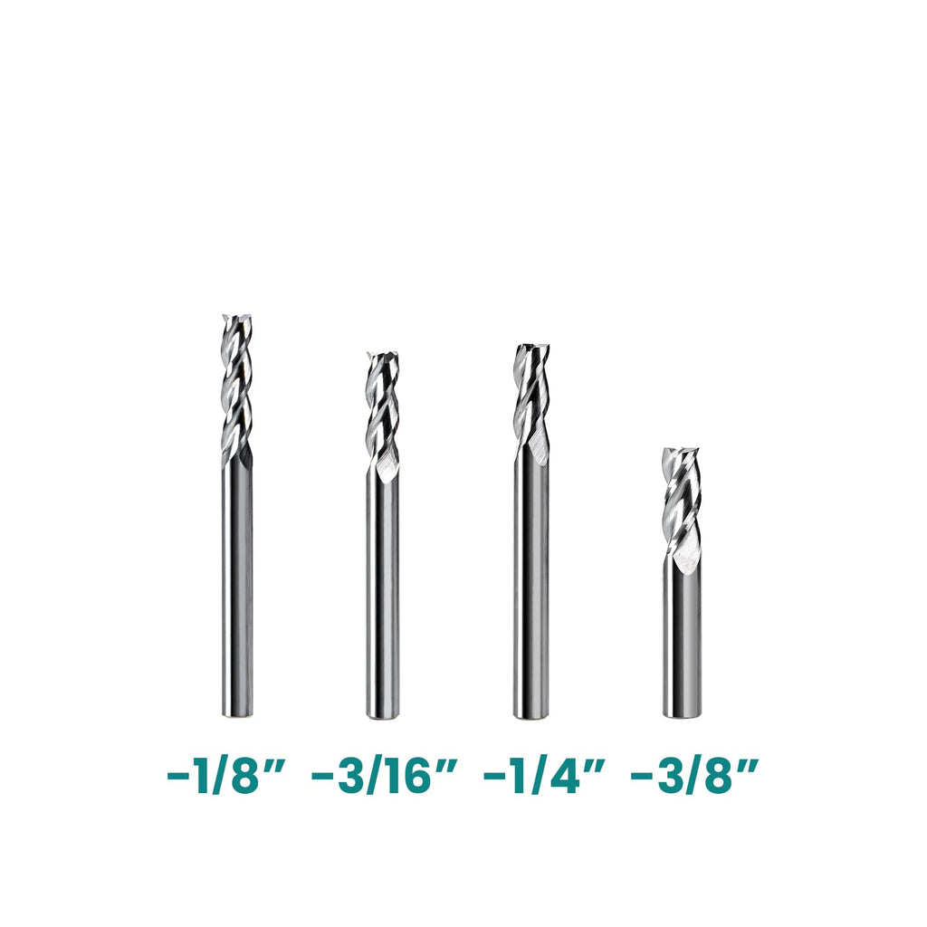 NZ 1/8" 3-Flute Square End Mill