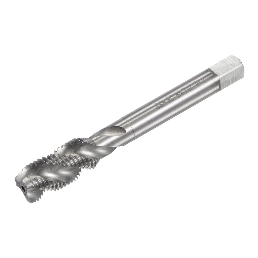 uxcell Spiral Flute Taps 7/16-20 UNF 2B High Speed Steel (HSS) Uncoated Tap