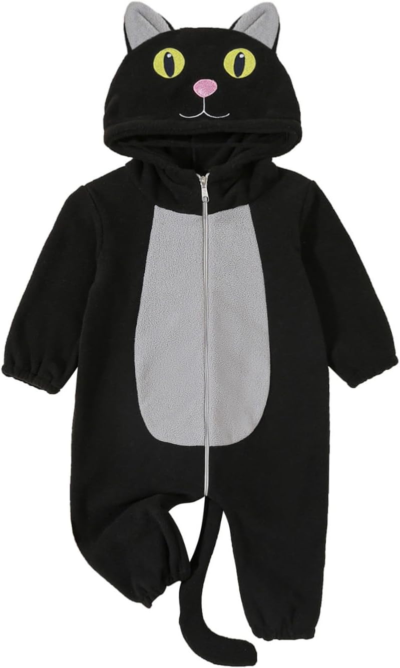 Black Cat Costume for Toddler Boy Girl Halloween Costumes Baby Cats