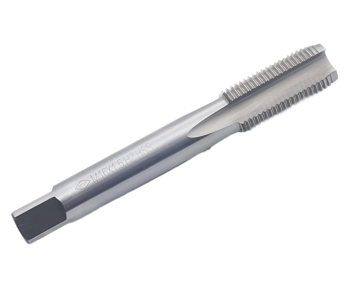 Metric Thread Tap, M16 X 1.5 HSS Machine Right Hand Thread Tap M16 X 1.5mm