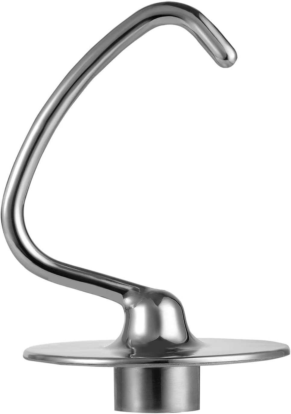 Stainless Steel Dough Hook Attachment for KitchenAid 4.5-5 Quart Tilt-Head Stand Mixer | K45DH Dough Hook Replacement