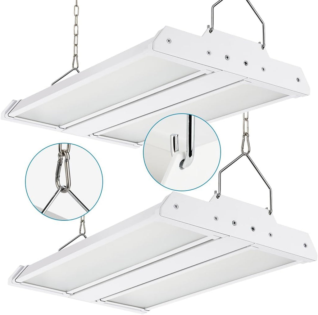 High Bay LED Shop Light 2-Pack 150W 21000LM 5000K Daylight