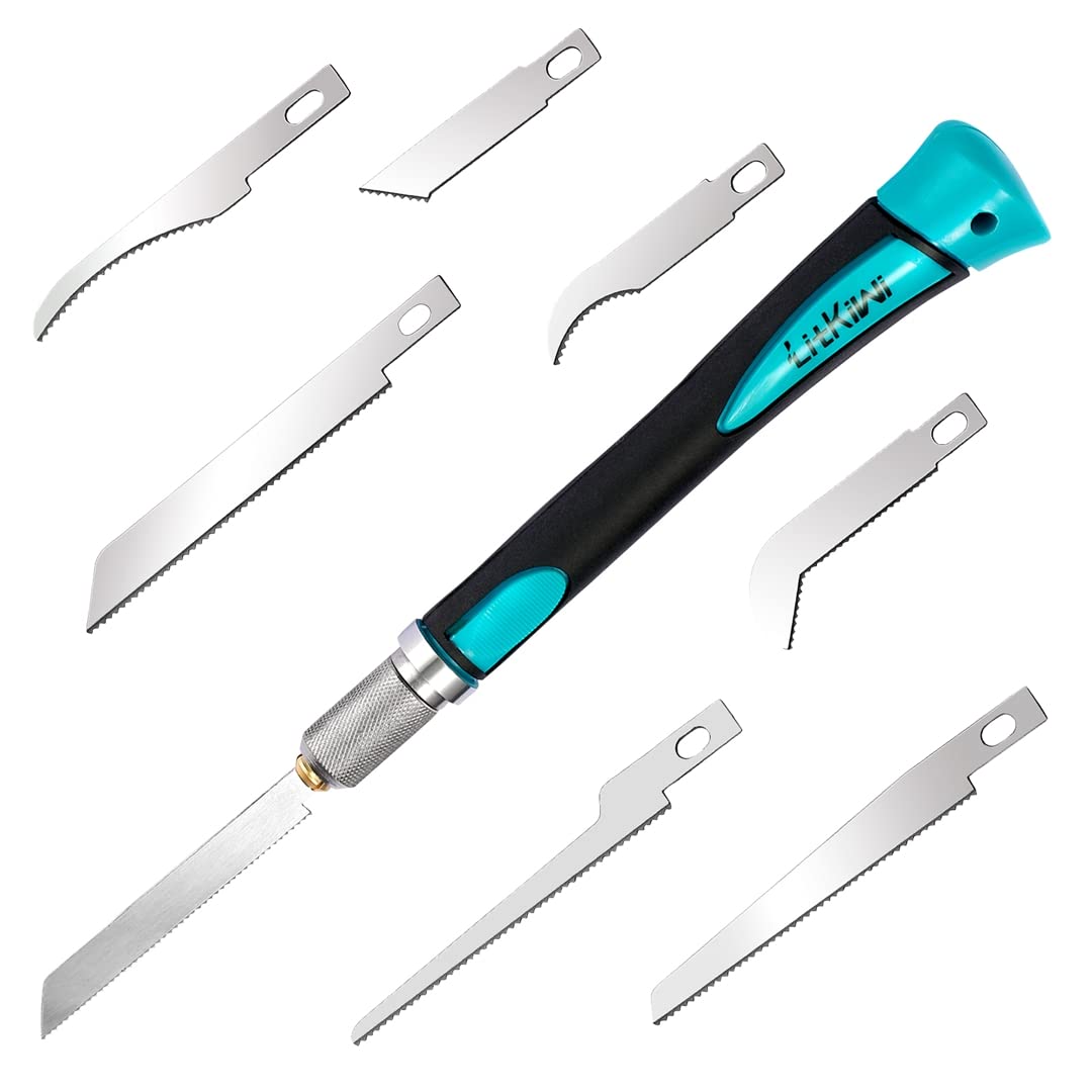 Modeling Knife Hacksaw Tool for DIY Mini Razor 7PCS Model Craft Hand Blades
