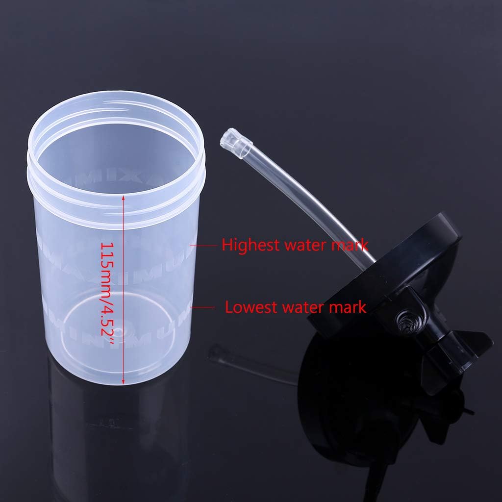 Humidifying Cup Humidifier Water Bottle for Regulator High Flows Bubbler Bottle for Concentrators