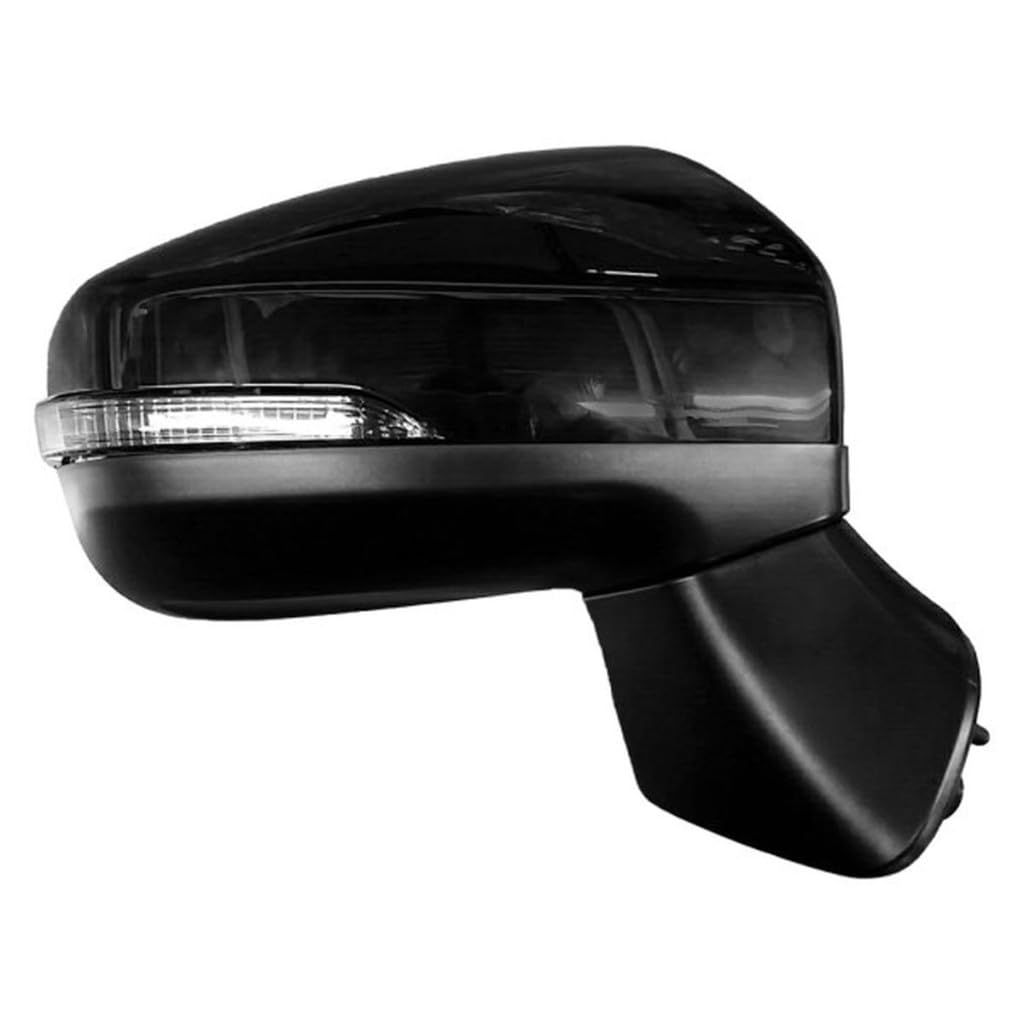 For Subaru Legacy/Outback 2018 2019 Door Mirror Passenger Side | Heated | Power Glass | Black Cap | With Turn Signal | With Blind Spot Detection | Replacement For SU1321148 | 91036AL87A, 91059FL13A