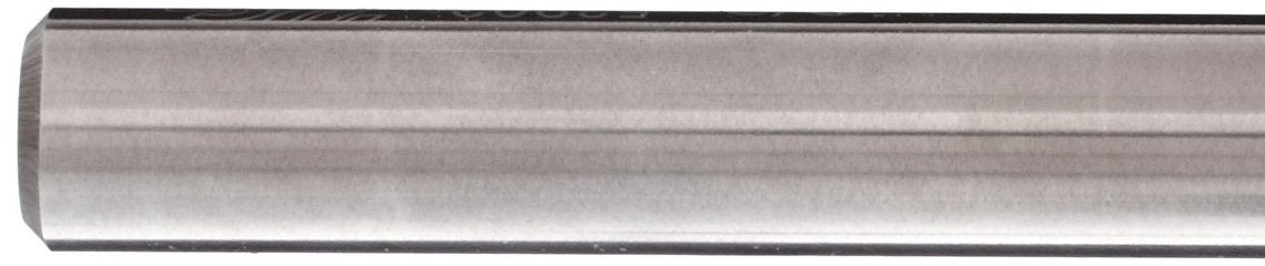 YG-1 - 53902 E5062 Carbide Ball Nose End Mill, Extra Long Reach, Uncoated (Bright) Finish, 30 Deg Helix, 4 Flutes, 6" Overall Length, 0.375" Cutting Diameter, 0.375" Shank Diameter