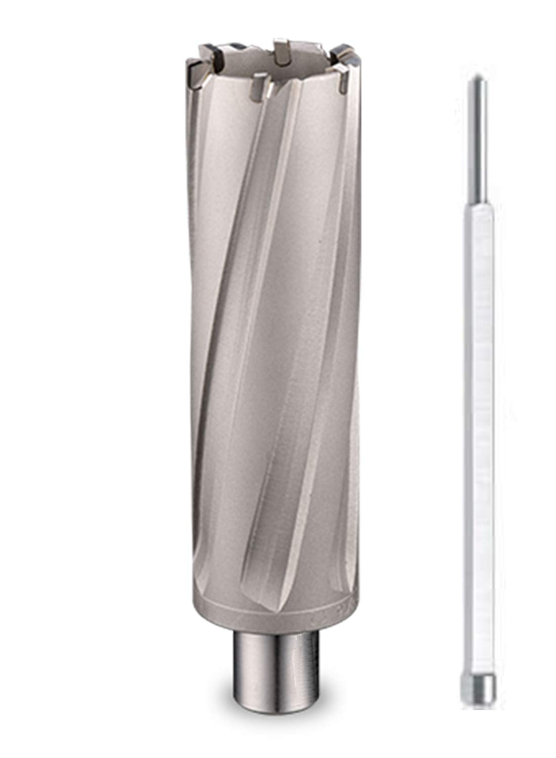 CS Unitec 9-1-338 C TCT Annular Cutter 1-3/16" Dia. X 3" Depth Carbide Tip Cutting Tool Bits for Magnetic Drills/Drill Press 3/4" Weldon Shank for Metal Cutting in Steel, Stainless and More