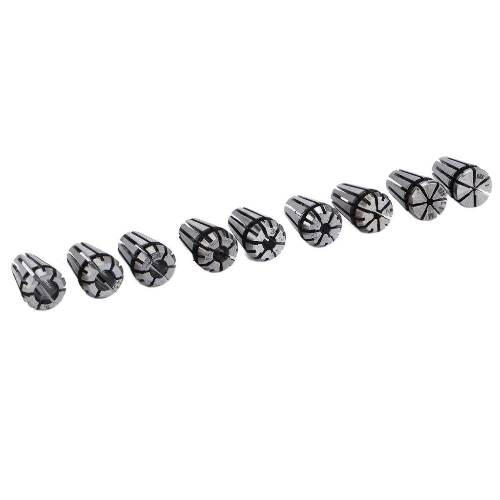 HURRISE ER8 Collet Set 9Pcs ER8 Collet Set for CNC Engraving Milling