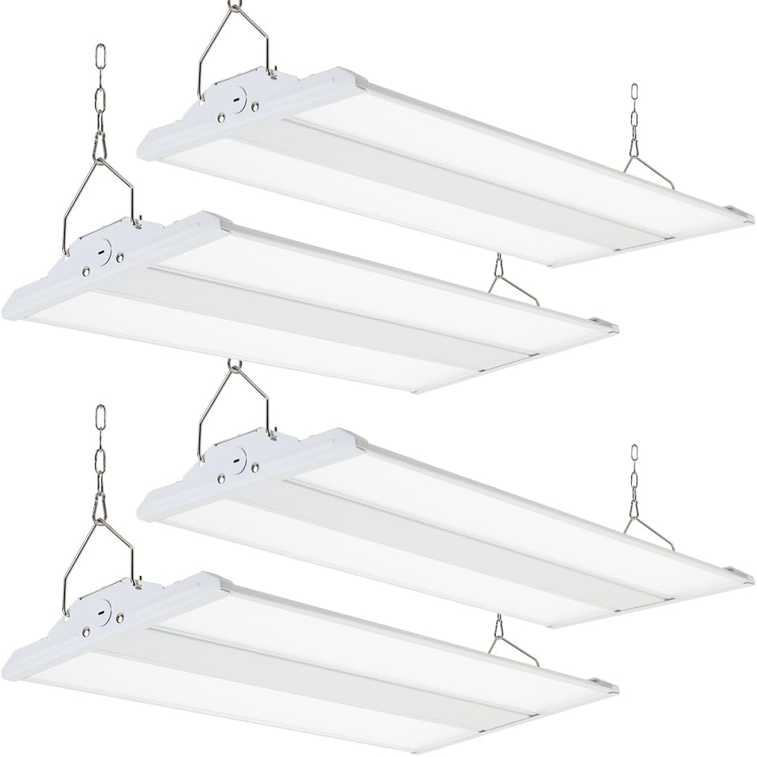 2FT 150W LED Linear High Bay Light, 5000K High Bay Shop Light 4 Pack