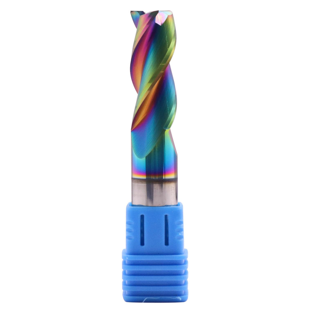 1/2" 3 Flute Solid Carbide Square End Mill for Aluminum, DLC Coated
