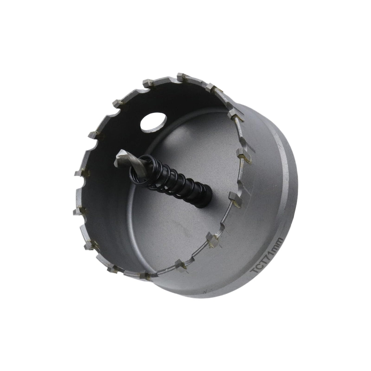 Rannb 2-51/64"/71mm Carbide Hole Saw Hole Cutter for Steel Plate, Aluminum & Metal