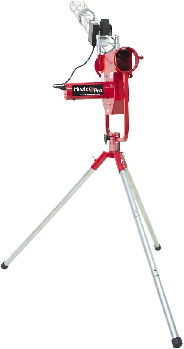 Sports Pro Baseball Pitching Machine W/Automatic Ball Feeder - Professional & Accurate Pitching Machine for