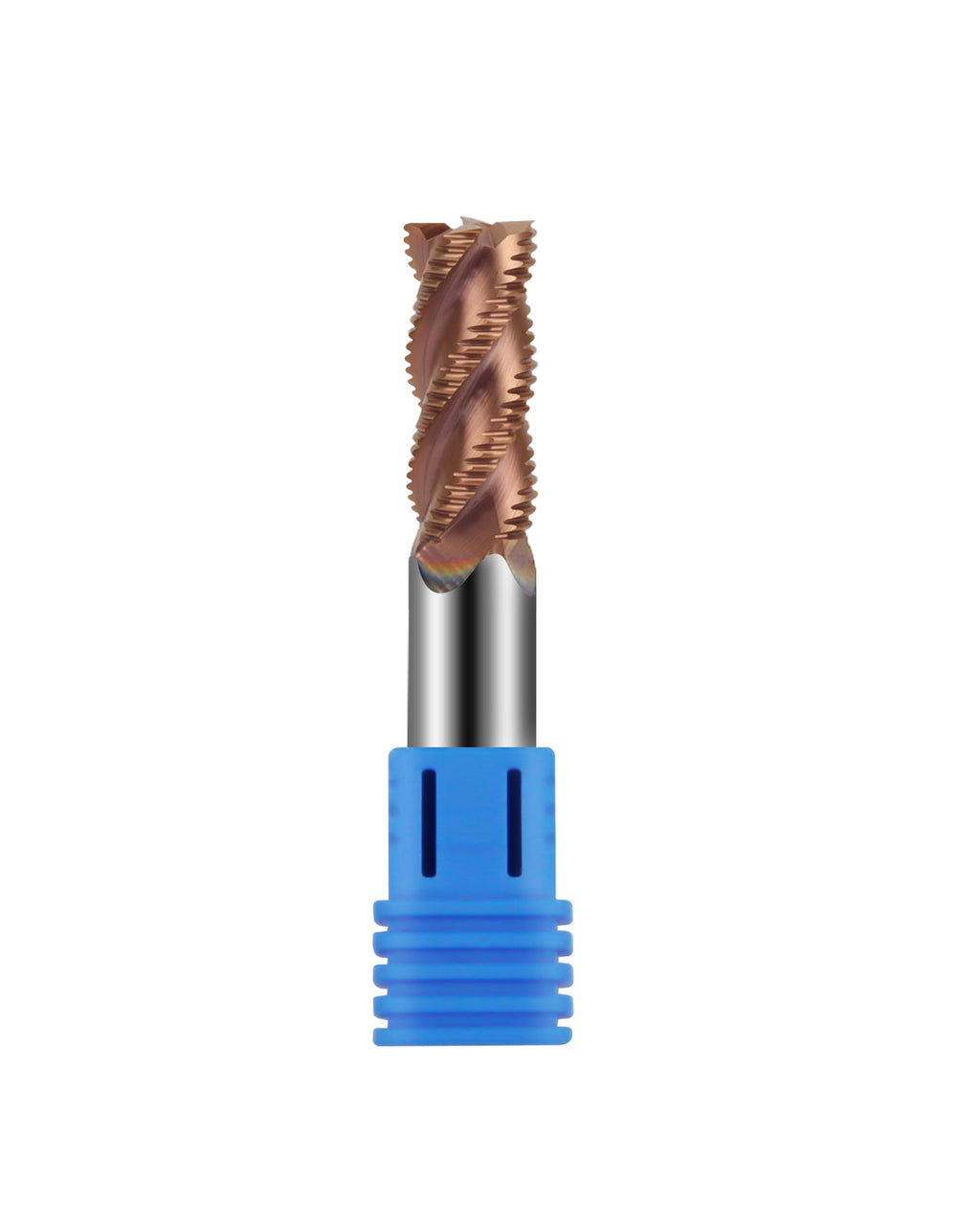 1/2" Carbide Roughing End Mill, 4 Flute End Mill Bits, 1/2" Cutting Dia