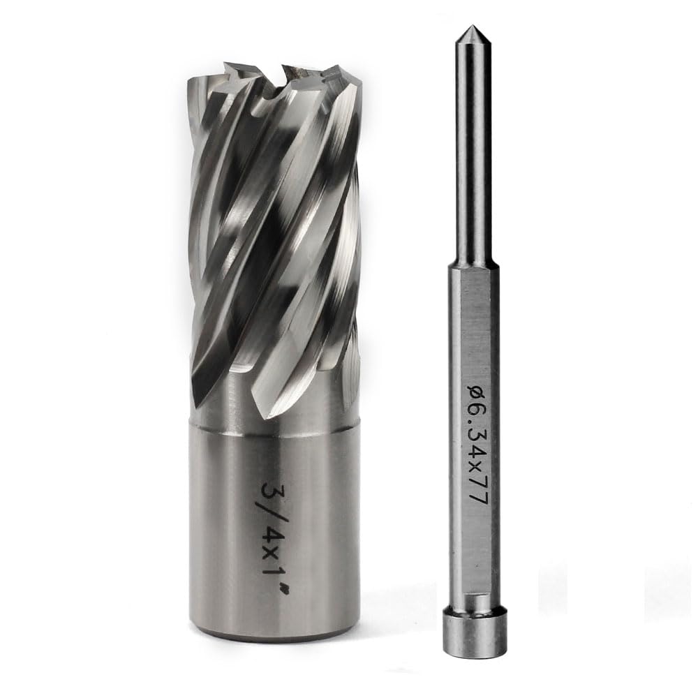 OSCARBIDE 3/4" x 1" HSS Annular Cutter 3/4" Weldon Shank Mag Drill Bit