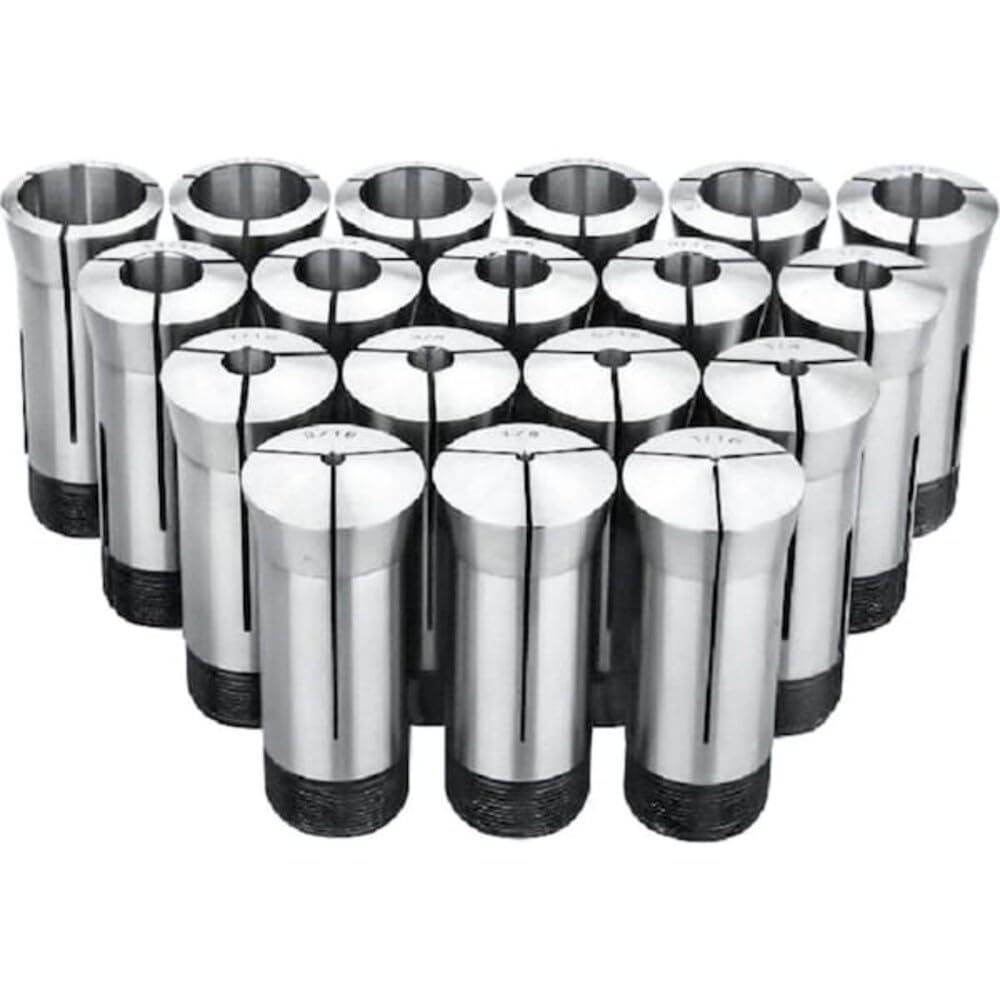 HHIP 3900-0013 17 Piece 5C Collet Set (1/16-1-1/16 Inch By 16THS)