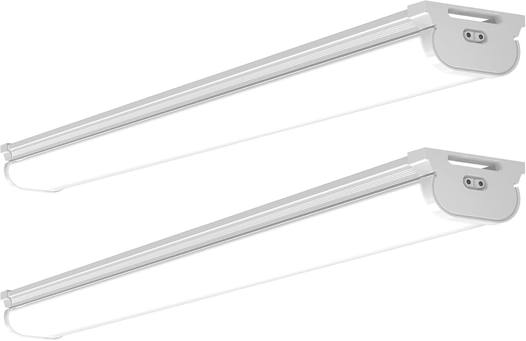 Barrina LED Shop Lights 4FT for Workshop, Garage, 45W 5000LM 5000K, 2 Packs