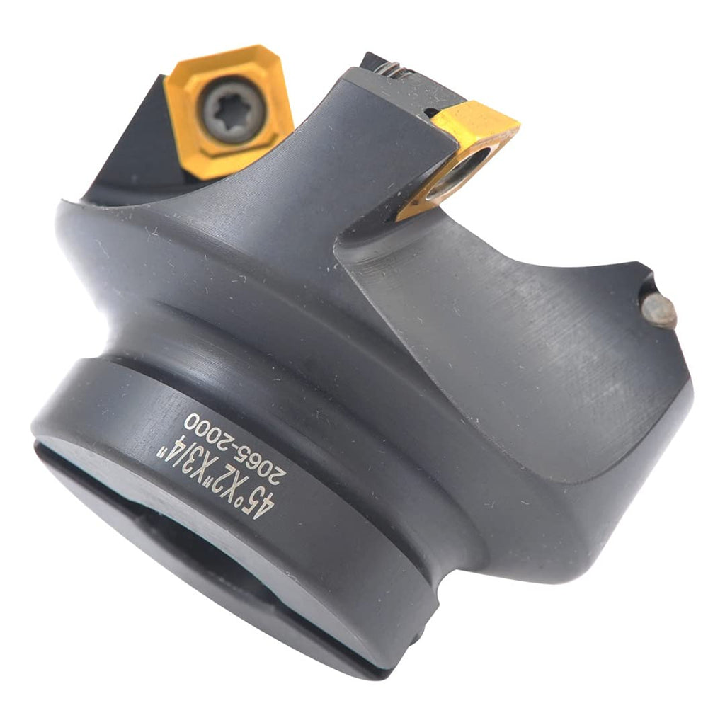 HHIP 2065-2000 2 Inch x 3/4 Bore 45 Degree SE Indexable Face Mill