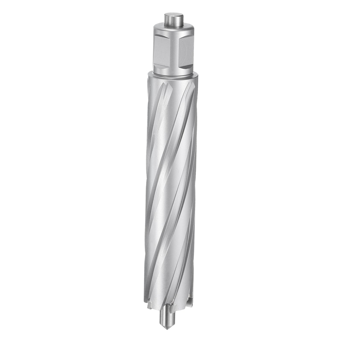 HARFINGTON Annular Cutter 1" Dia 4" Depth 3/4" Shank TCT Cutting Drill Bits with Pin for Magnetic Drill Press